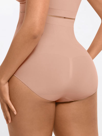 High-Waisted Tummy Control Seamless Briefs